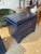Hollywood Regency Vintage Pair Harrison Van Horn Grasscloth Navy Blue Pagoda Night Stands Chests For Sale - Image 3 of 11