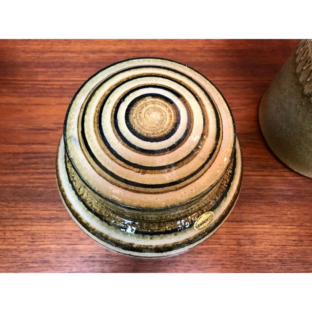Ceramic Art Pot with Lid from Søholm Stoneware, 1960s For Sale - Image 4 of 11
