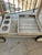 Arhaus Hamptons Outdoor Teak Dining Set – 84" Table, Bench, 4 Chairs, Beverage Cart & Cushions For Sale - Image 11 of 15