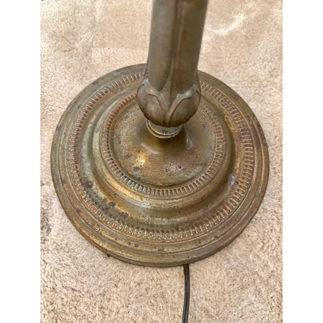 3 Light Solid brass Vintage Classic Floor Lamp without lampshade . This Versatile floor lamp will illuminate any vintage...