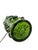 Scandinavian Modern Green Art Glass Table Lamp, Sweden, 1970s For Sale - Image 4 of 9