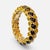 Metal Piaget Bracelet and Earrings Set, 18 Karat Yellow Gold and Enamel For Sale - Image 7 of 8