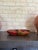 Boho Chic Hand-Painted Carved Wooden Serving Snack Platter For Sale - Image 4 of 5
