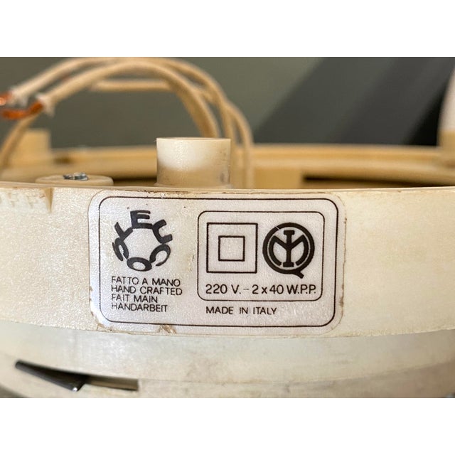 Cobá Model Ceiling Lamps by Roberto Pamio and Renato Toso for Leucos, 1980s, Set of 2 For Sale - Image 12 of 16