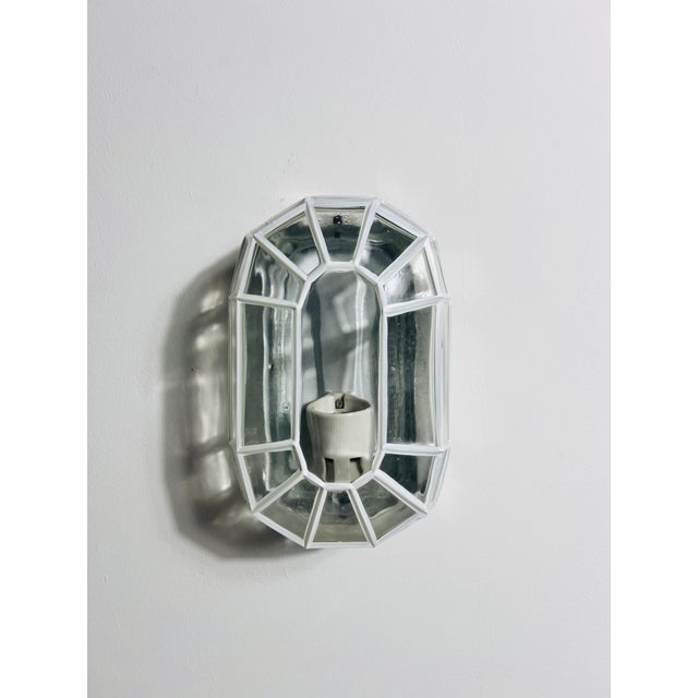 Mid-Century Modern Pair of Glass Wall Lamps by Glashütte Limburg, 1960s For Sale - Image 3 of 12