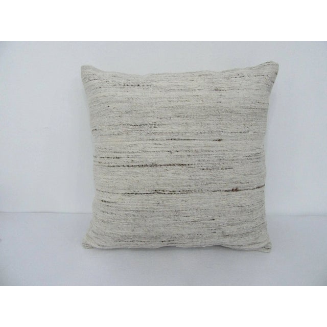 Turkish Modern Handmade Kilim Pillow For Sale - Image 4 of 4