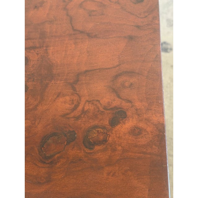 Antique Burl Walnut Desk For Sale - Image 16 of 18