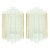 1960s Mid-Century Modern Ice Glass Wall Lights/Sconces From Doria Leuchten For Sale