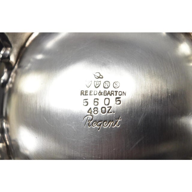 Vintage Reed & Barton Regent 5600 Silver Plated Tea Coffee Service - 4 Pc Set For Sale - Image 14 of 15