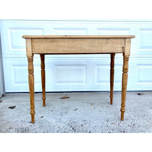 19th Century English Pine Console Table Chairish