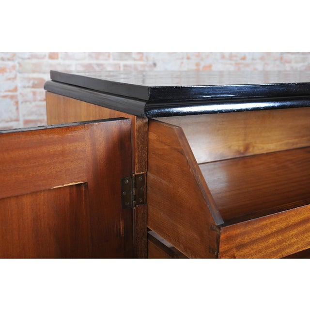 Art Deco Sideboards in Mahogany by J. Gočár for Pud, Czech, 1890s, Set of 2 For Sale - Image 6 of 15
