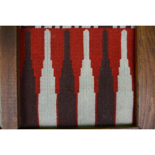 Late 20th Century Hand-Needlepoint Backgammon Board For Sale - Image 4 of 6
