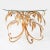 Gilt Metal Palm Tree Wall Sconces and Side Table by Hans Kögl, 1960s, Set of 3 For Sale - Image 9 of 13