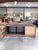 Wood Lawson-Fenning Walnut & Oak Geometric Three Door Sideboard Credenza For Sale - Image 7 of 12