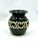 Vase in gres de la Borne with heart decoration on the rim Signed, dated and located under the base in perfect condition...