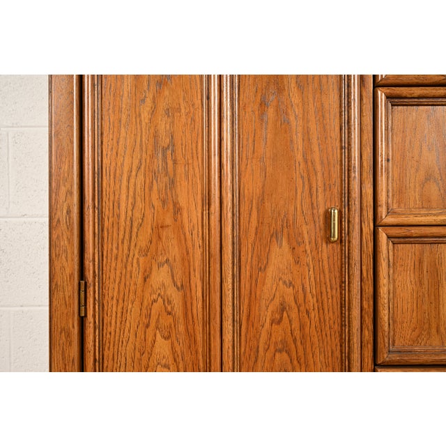 Brown Thomasville Mid-Century Modern Campaign Walnut Gentleman's Chest, Circa 1970s For Sale - Image 8 of 15