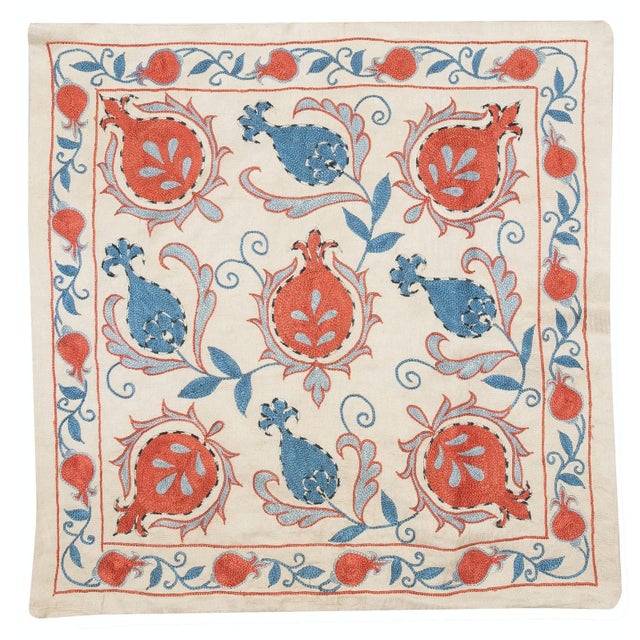 New Hand-Embroidered 100% Silk Cushion Cover – Authentic Uzbek Textile Art Elevate your home décor with this exquisite...