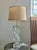 Vintage French Regency Crystal Art Verrier (Art Glass) Table Lamp Att. Art Vannes For Sale - Image 9 of 16