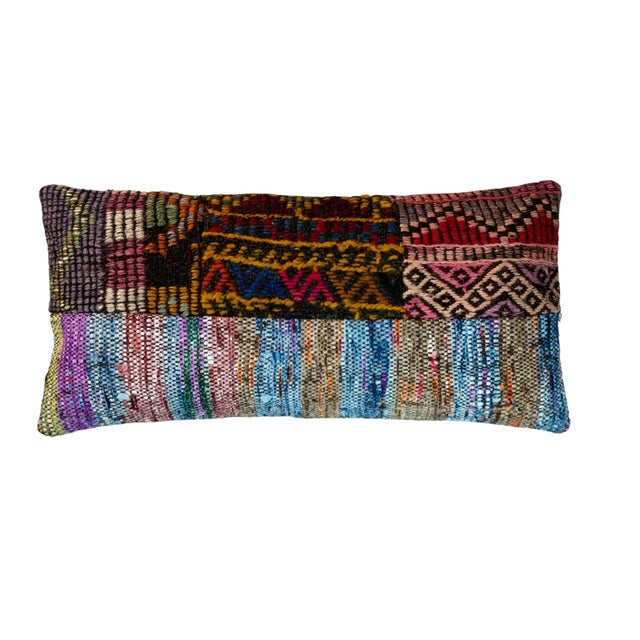 Vintage Turkish Kilim Cushion Cover, 1970s For Sale - Image 10 of 11