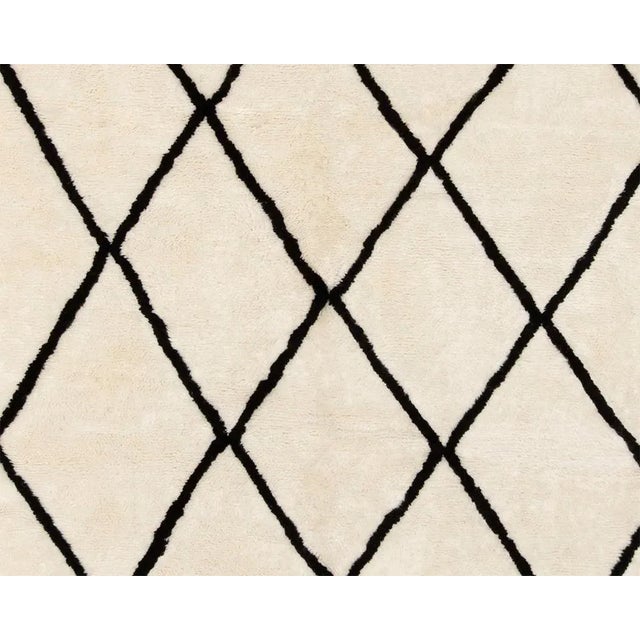 Hand-Knotted Wool Rug by Azele Studio For Sale - Image 10 of 13
