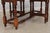 Custom Made Large Walnut Gateleg Drop Leaf Dining Table For Sale - Image 12 of 18