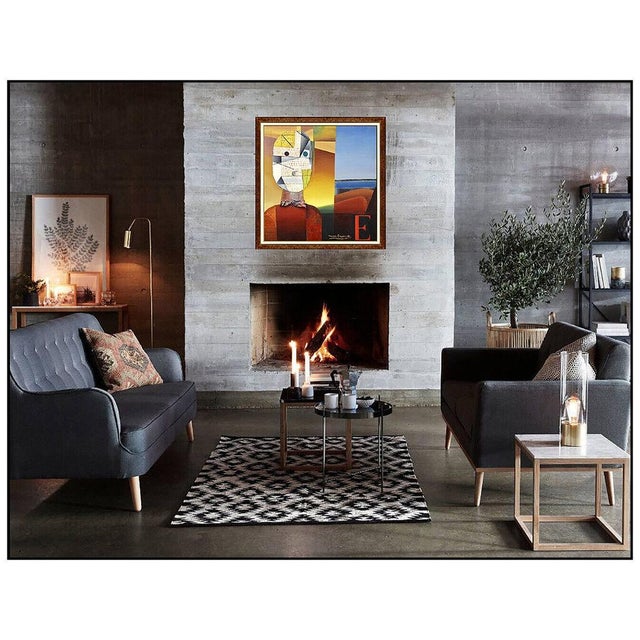 Message us to inquire about custom framing options! (Included for free with every purchase) The artwork here, "Le Jeune...