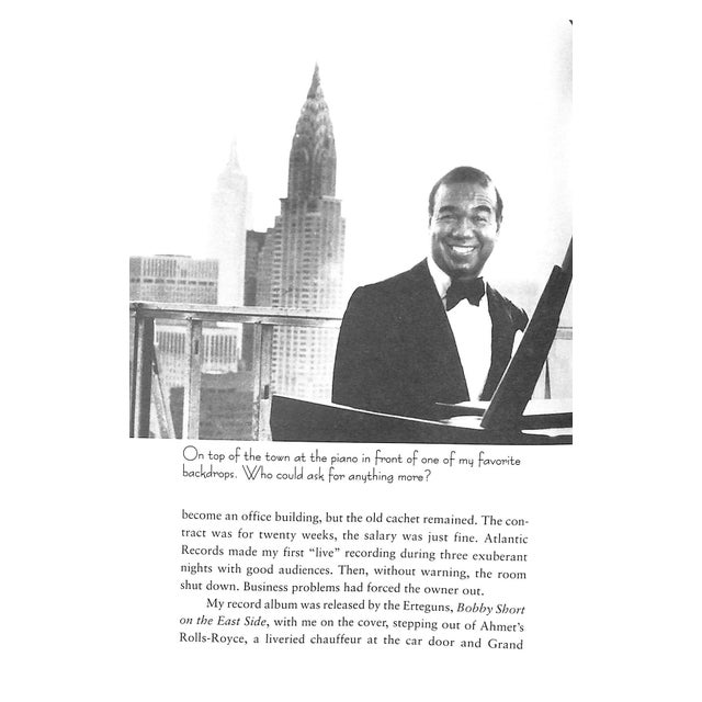 "Bobby Short: The Life and Times of a Saloon Singer" 1995 Short, Bobby (Inscribed) For Sale - Image 11 of 11