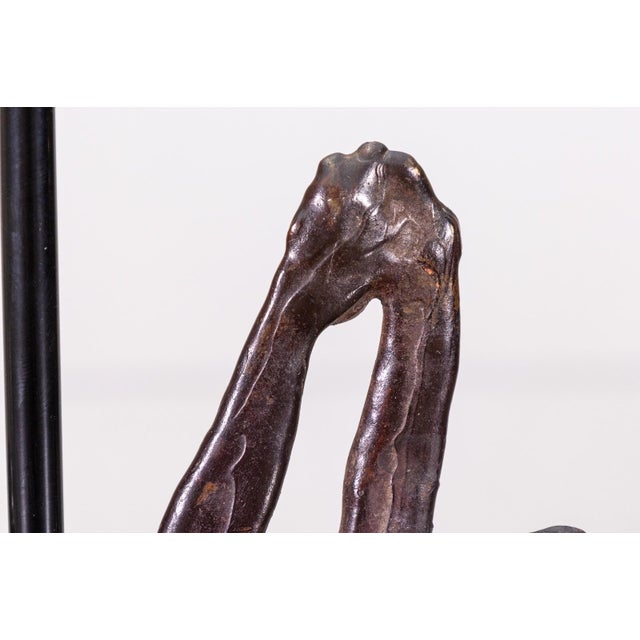 Metal John Mills Diver Signed Contemporary Cast Bronze Figurative Sculpture 1970 For Sale - Image 7 of 8