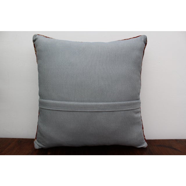 4 Turkish Kilim Decorative Pillow Covers - 16"x16" For Sale - Image 12 of 13