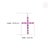 Religious Cross Pendant With 2.05ct Pink Sapphire Accents in 14k White Gold For Sale - Image 9 of 13