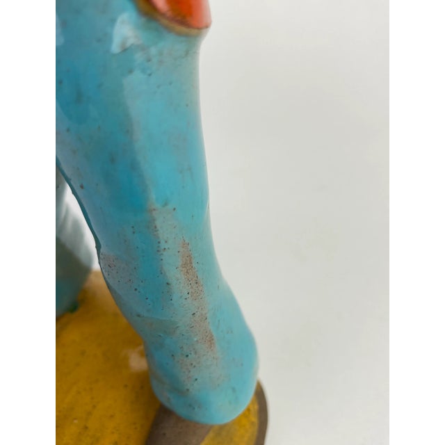 1930s Art Deco Figurine of Accordion Player by Etha Lempke For Sale - Image 9 of 13