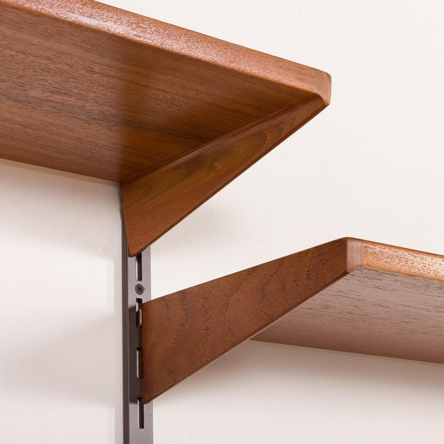 3-Bay Wall Unit with Desk by Kai Kristiansen for FM Mobler, Denmark, 1960s For Sale - Image 16 of 18