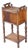 Antique Cushman Mahogany Humidor Tobacco Smoking Cabinet Table Stand 27" For Sale