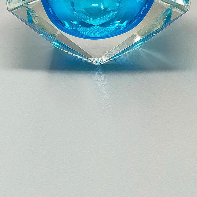 1960s Blue Ashtray or Catchall by Flavio Poli for Seguso, Italy, 1960s For Sale - Image 5 of 6