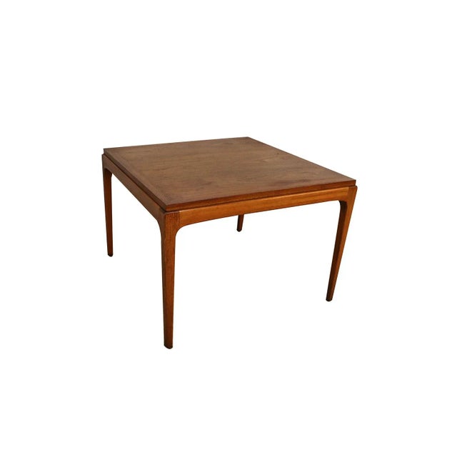 Lane Furniture Mid Century Modern Lane Walnut End Table For Sale - Image 4 of 9