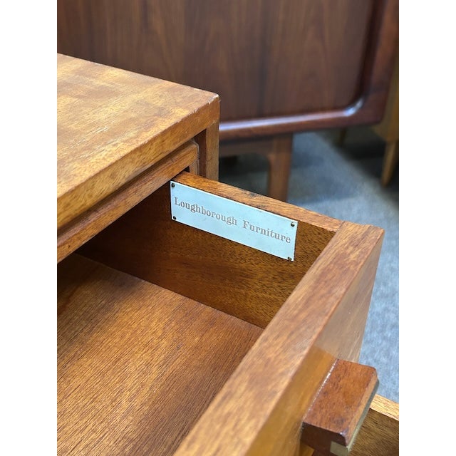 Brown Mid Century Modern Teak Chest of Drawers by Loughborough c.1950 For Sale - Image 8 of 8