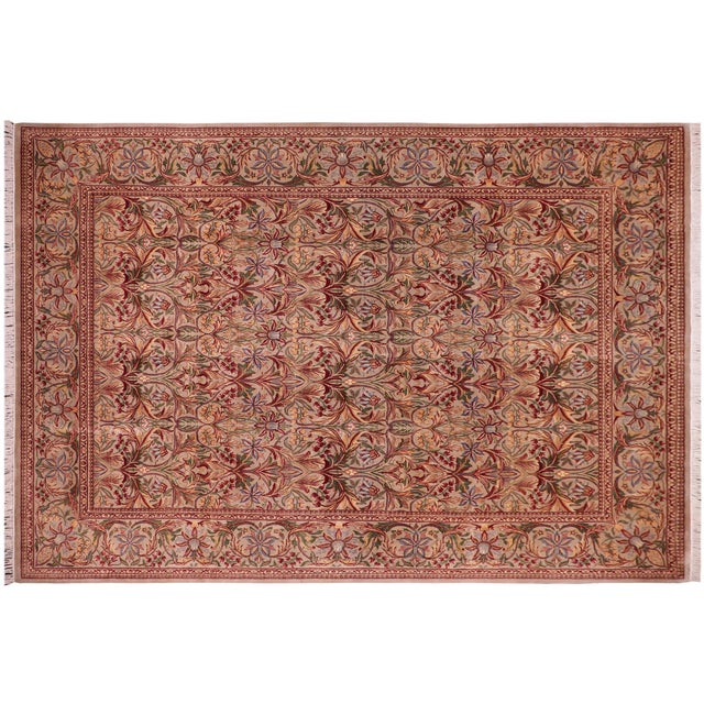 Art Nouveau 1990's Pak-Persian Gray/Gray Wool Rug - 9'0'' X 12'4'' For Sale - Image 10 of 10
