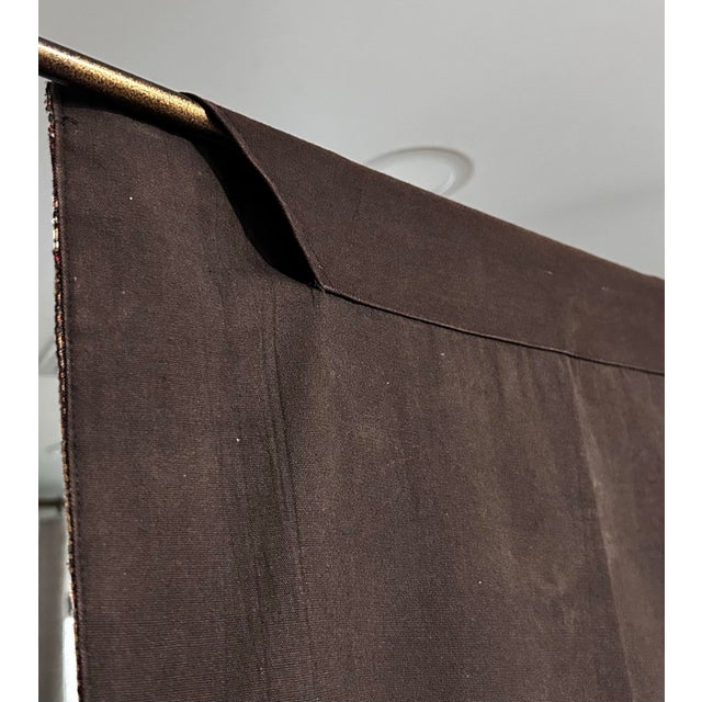 Mid-20th Century Catholic Liturgical Tapestry — Processional Banner / Altar Hanging With Tassels For Sale - Image 11 of 12