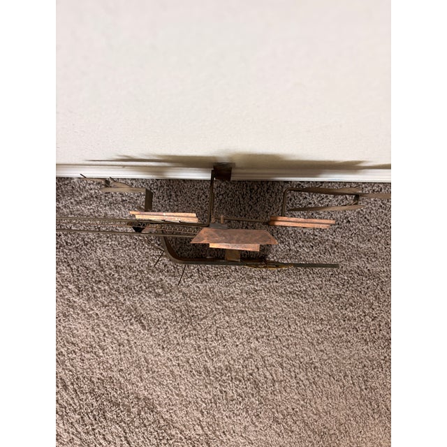 Copper 1970s Signed Curtis Jere Mid-Century Modern Brutalist Cityscape Bridge Wall Sculpture, Copper & Brass For Sale - Image 8 of 11