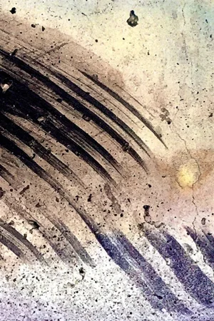 "Skid Mark" Contemporary Abstract Photograph Print