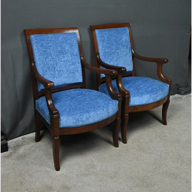 Traditional Early 19th Century Restoration Mahogany Armchairs, Set of 2 For Sale - Image 3 of 18