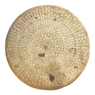Large Finely Engraved Indian Brass Tray For Sale