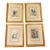 Set of 4 Antique Jacques Grasset De Saint-Sauveur Hand Colored French Engravings For Sale