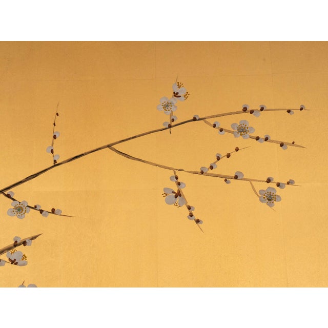 Japanese Two Panel Screen: “Autumn Day in the Year 1931 (Xinwei)” For Sale - Image 4 of 10