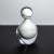 Hand Blown Murano Bottle in Crystal White Large For Sale - Image 4 of 10