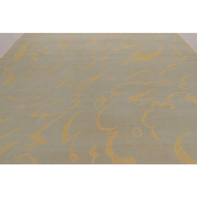 This 12x14 modern rug represents the French Art Deco rug collection by Rug & Kilim; made in a luxurious hand-knotted wool...