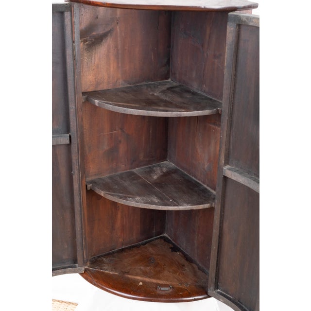 Antique Hanging Corner Cabinet For Sale - Image 4 of 14