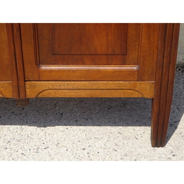 Vintage Art Deco Sideboard in Walnut and Marble, 1920s For Sale - Image 17 of 18