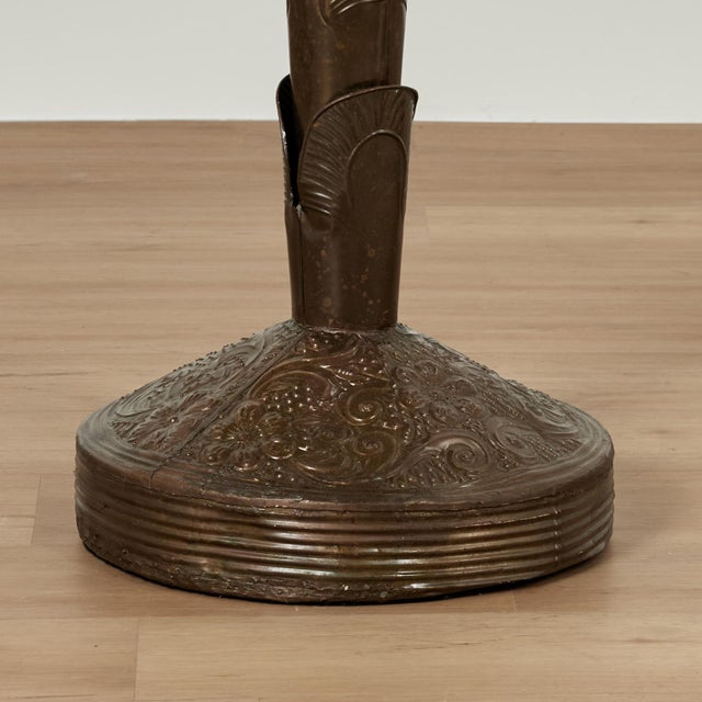 Vintage Brass Palm or Banana Tree Sculpture For Sale - Image 13 of 13