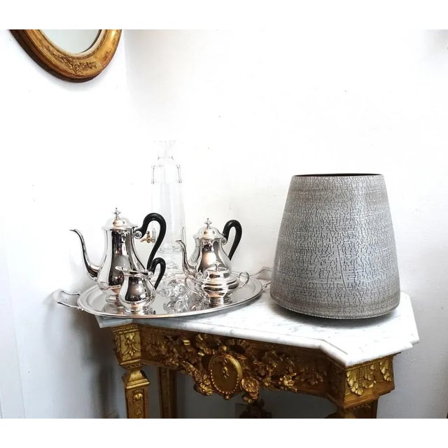 Conical Ceramic Vase by Rina Menardi, 1990s For Sale - Image 14 of 15